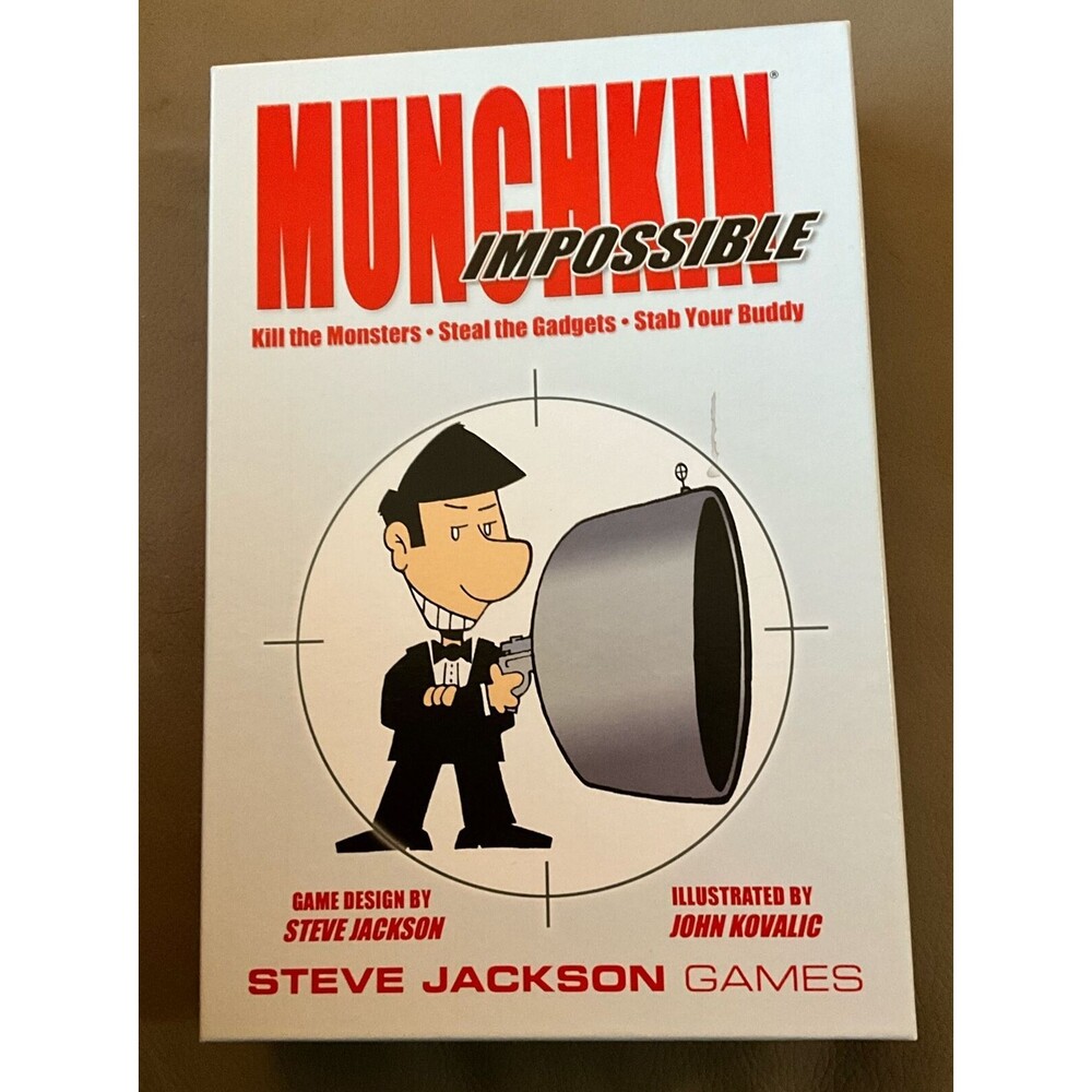 Steve Jackson Games Munchkin Impossible 3-6 Players 1st Ed. 5th Printing 7/2014
